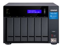 QNAP TVS-672XT - NAS-server - 6 fack - SATA 6Gb/s - RAID 0, 1, 5, 6, 10, 50, JBOD - RAM 8 GB - Gigabit Ethernet / 10 Gigabit Ethernet / Thunderbolt 3 - iSCSI support TVS-672XT-I3-8G